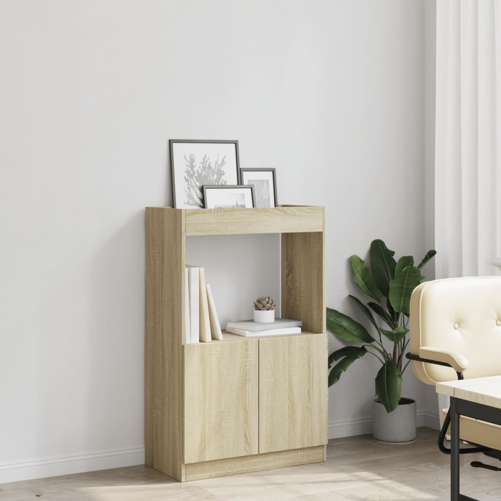 Ντουλάπι Sonoma Δρυς 63x33x100 εκ. από Επεξεργασμένο Ξύλο