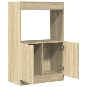 Ντουλάπι Sonoma Δρυς 63x33x100 εκ. από Επεξεργασμένο Ξύλο
