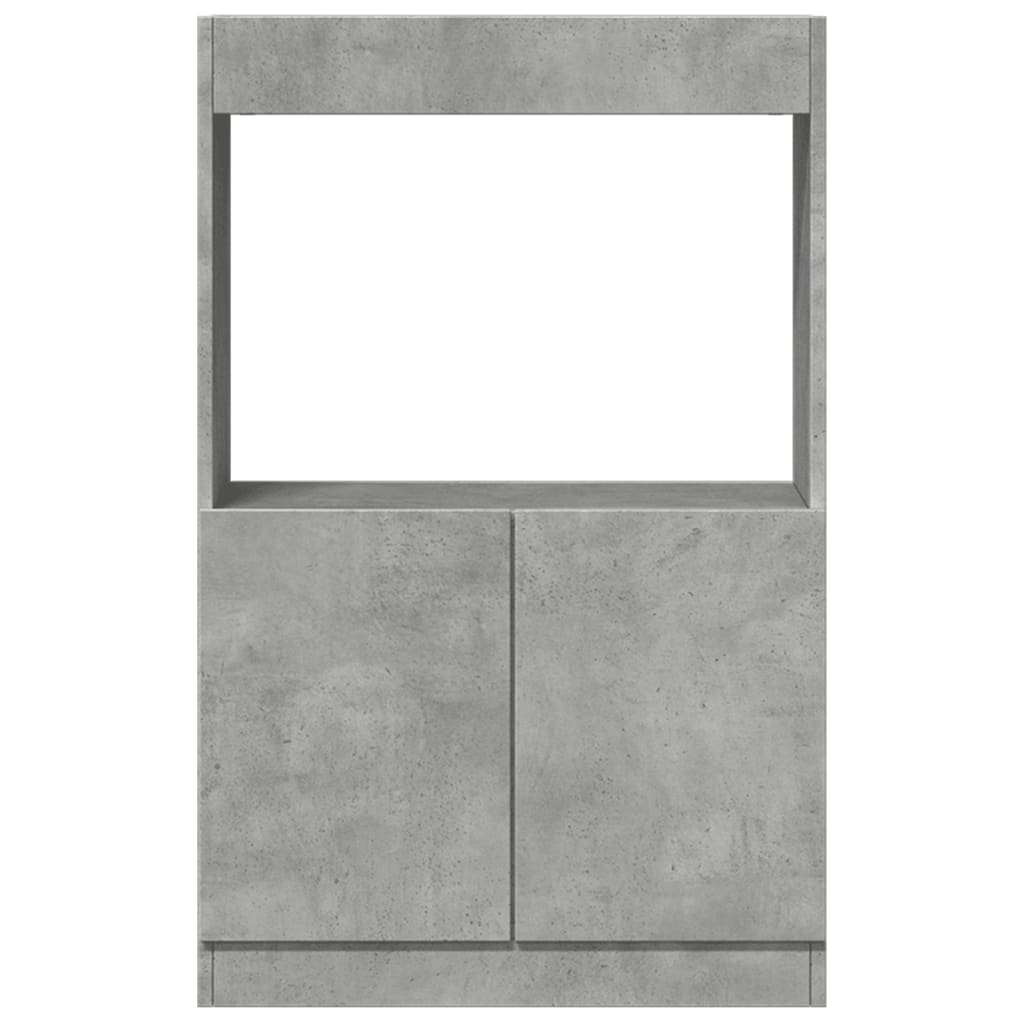 Ντουλάπι Γκρι Σκυρ. 63x33x100 εκ. από Επεξεργασμένο Ξύλο - Pakobazaar