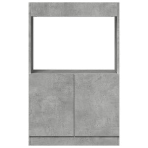 Ντουλάπι Γκρι Σκυρ. 63x33x100 εκ. από Επεξεργασμένο Ξύλο - Pakobazaar