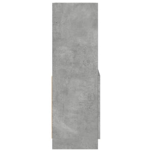 Ντουλάπι Γκρι Σκυρ. 63x33x100 εκ. από Επεξεργασμένο Ξύλο - Pakobazaar