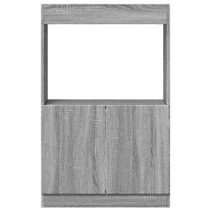 Ντουλάπι Γκρι Sonoma 63x33x100 εκ. από Επεξεργασμένο Ξύλο