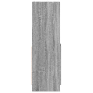 Ντουλάπι Γκρι Sonoma 63x33x100 εκ. από Επεξεργασμένο Ξύλο