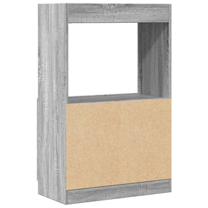 Ντουλάπι Γκρι Sonoma 63x33x100 εκ. από Επεξεργασμένο Ξύλο