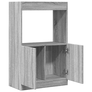 Ντουλάπι Γκρι Sonoma 63x33x100 εκ. από Επεξεργασμένο Ξύλο