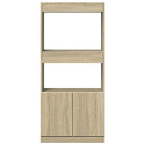 Ντουλάπι Sonoma Δρυς 63x33x140 εκ. από Επεξεργασμένο Ξύλο - Pakobazaar