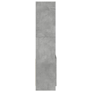 Ντουλάπι Γκρι Σκυρ. 63x33x140 εκ. από Επεξεργασμένο Ξύλο