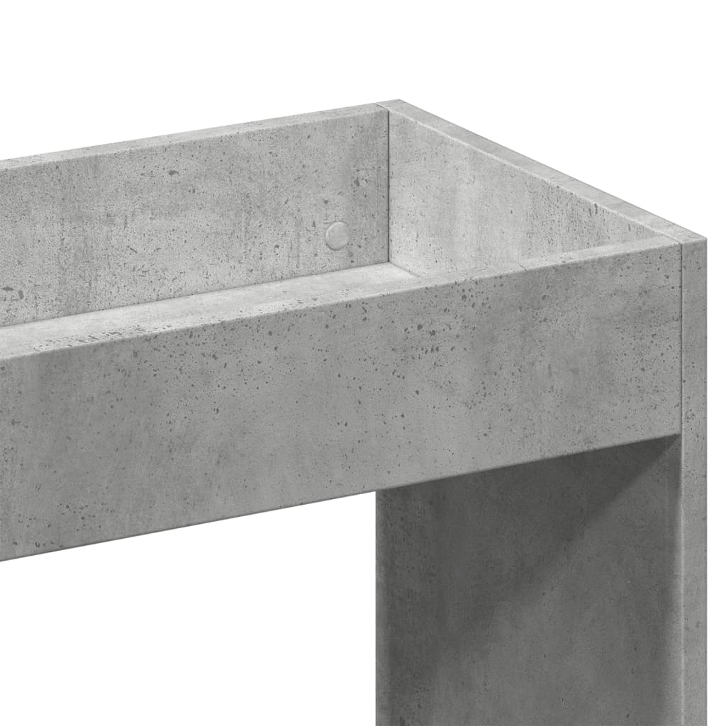 Ντουλάπι Γκρι Σκυρ. 63x33x140 εκ. από Επεξεργασμένο Ξύλο