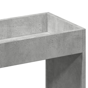 Ντουλάπι Γκρι Σκυρ. 63x33x140 εκ. από Επεξεργασμένο Ξύλο