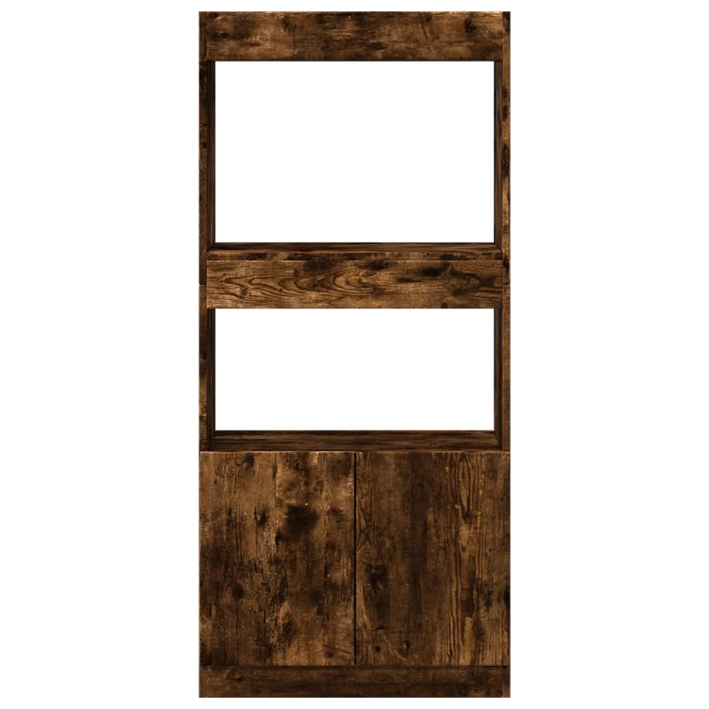 Ντουλάπι Καπνιστή Δρυς 63x33x140 εκ. από Επεξεργασμένο Ξύλο