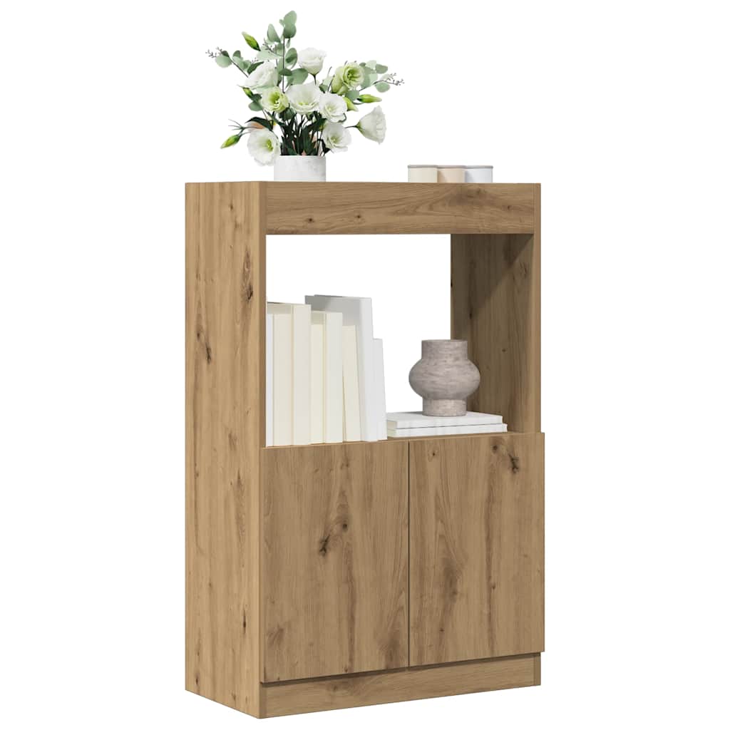 Ντουλάπι Αρτισιανή Δρυς 63x33x140 εκ. από Επεξεργασμένο Ξύλο