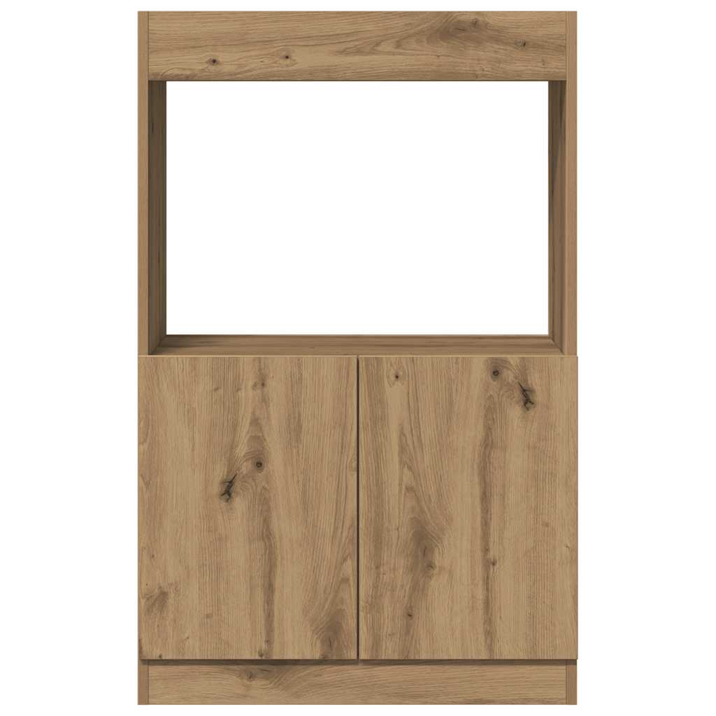 Ντουλάπι Αρτισιανή Δρυς 63x33x140 εκ. από Επεξεργασμένο Ξύλο