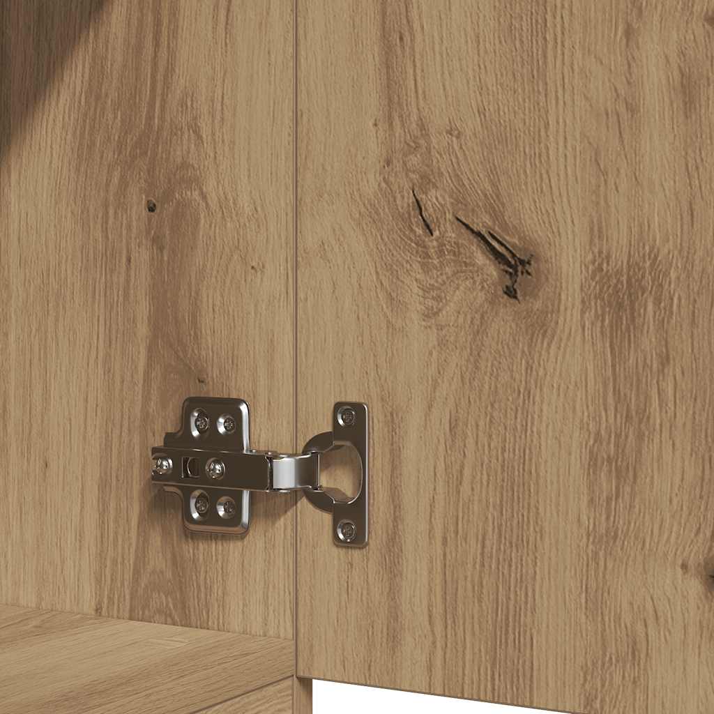 Ντουλάπι Αρτισιανή Δρυς 63x33x140 εκ. από Επεξεργασμένο Ξύλο