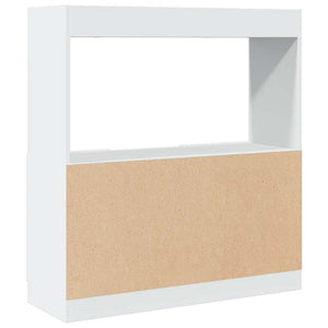 Ντουλάπι Λευκό 92 x 33 x 100 εκ. από Επεξεργασμένο Ξύλο