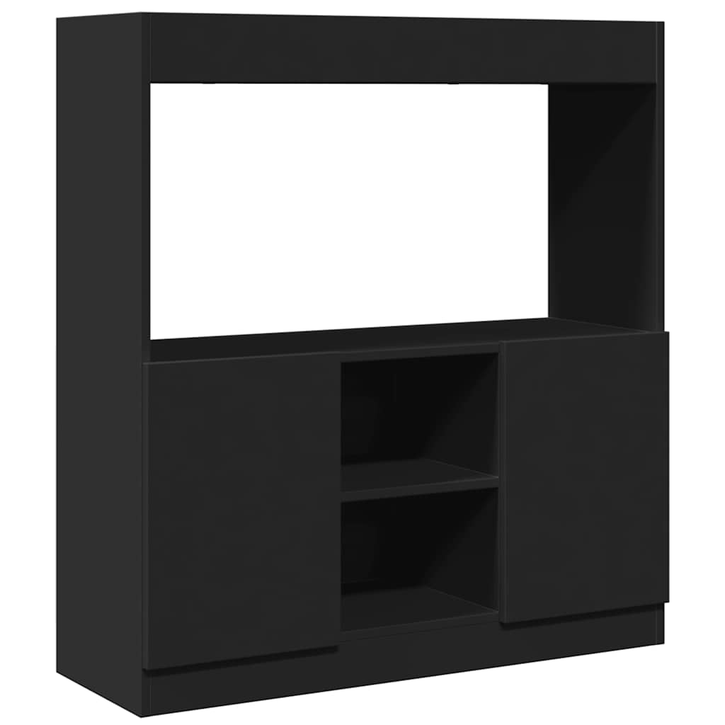 Ντουλάπι Μαύρο 92x33x100 εκ. από Επεξεργασμένο Ξύλο