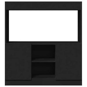 Ντουλάπι Μαύρο 92x33x100 εκ. από Επεξεργασμένο Ξύλο