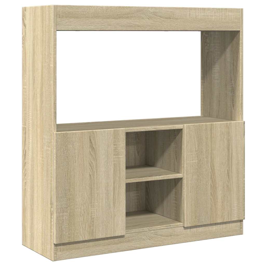 Ντουλάπι Sonoma Δρυς 92x33x100 εκ. από Επεξεργασμένο Ξύλο