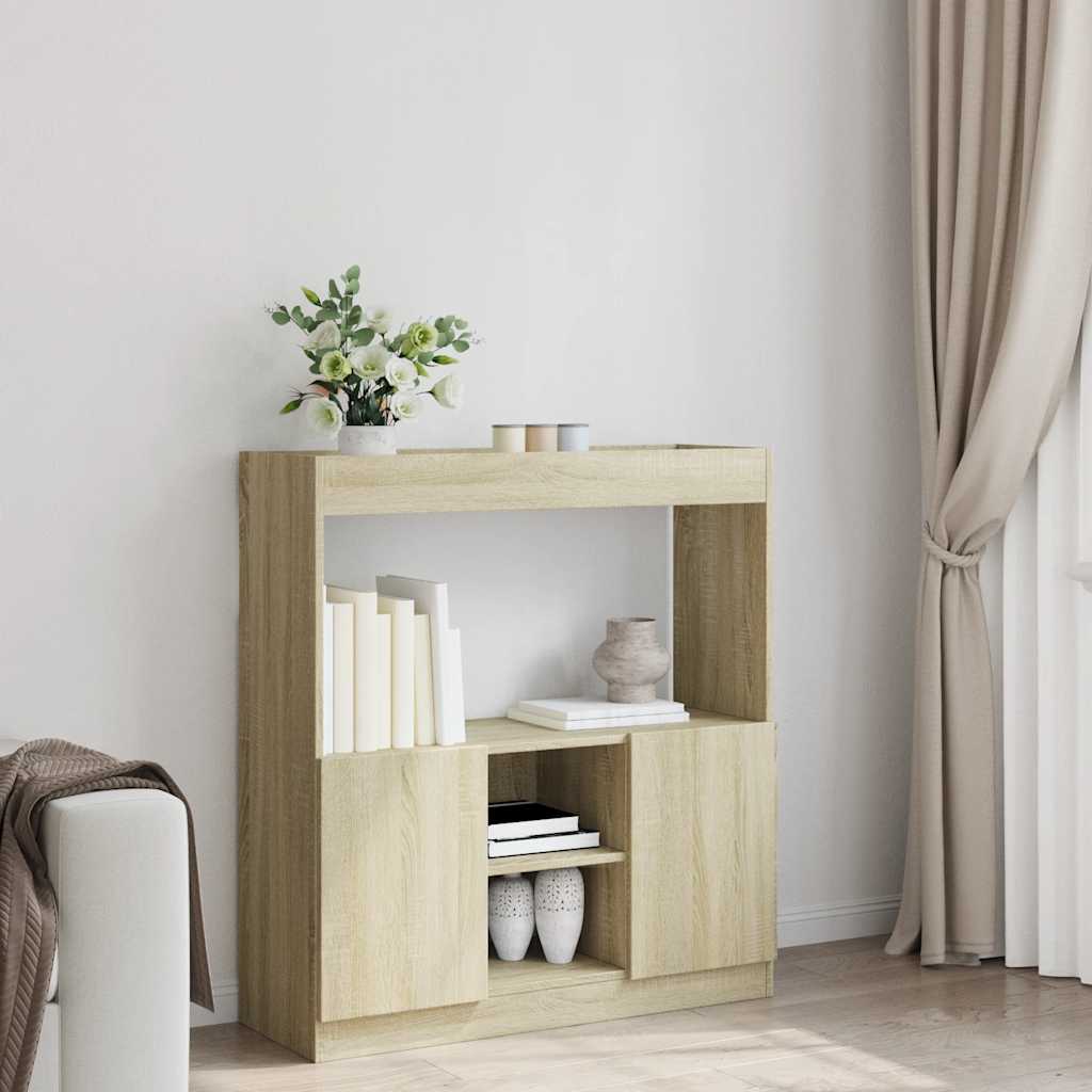 Ντουλάπι Sonoma Δρυς 92x33x100 εκ. από Επεξεργασμένο Ξύλο