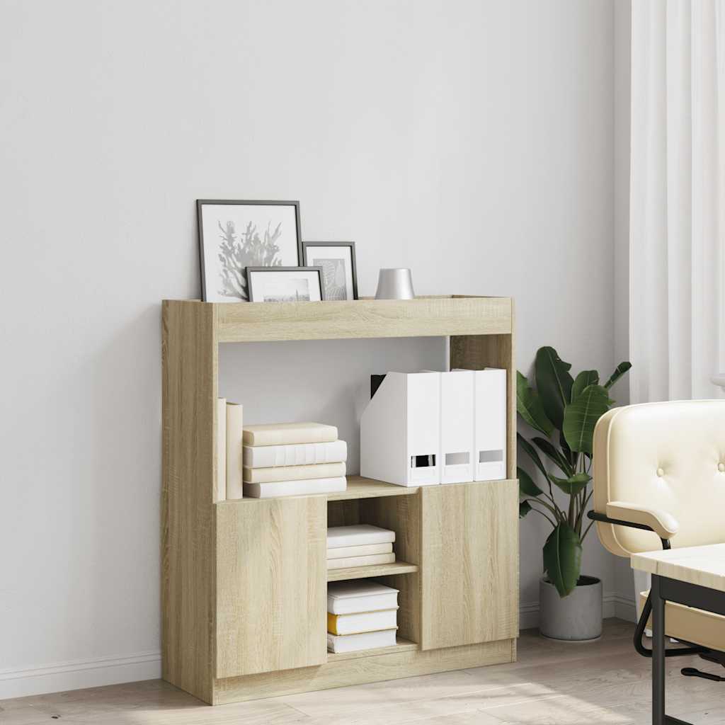 Ντουλάπι Sonoma Δρυς 92x33x100 εκ. από Επεξεργασμένο Ξύλο