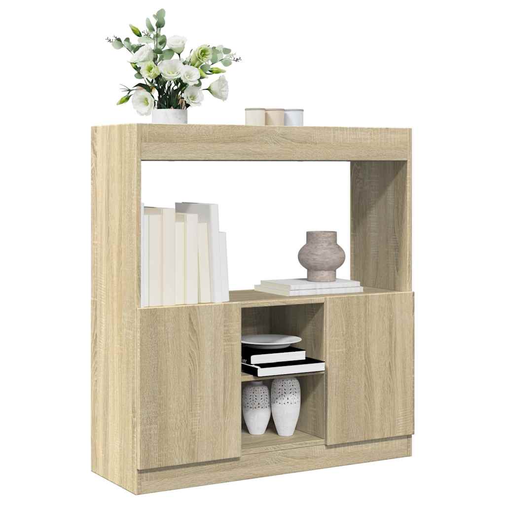 Ντουλάπι Sonoma Δρυς 92x33x100 εκ. από Επεξεργασμένο Ξύλο