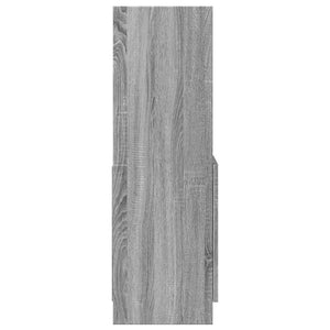 Ντουλάπι Γκρι Sonoma 92x33x100 εκ. από Επεξεργασμένο Ξύλο