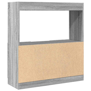 Ντουλάπι Γκρι Sonoma 92x33x100 εκ. από Επεξεργασμένο Ξύλο