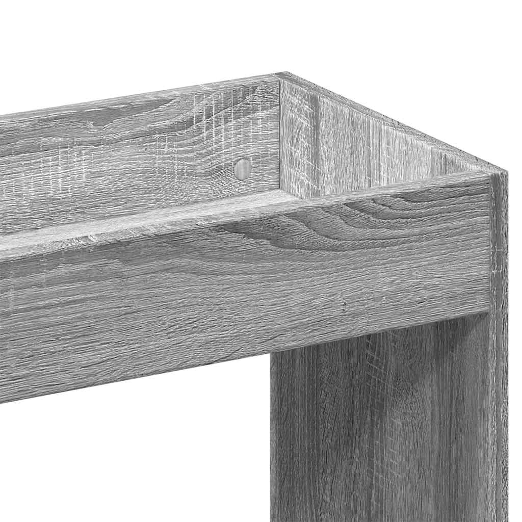 Ντουλάπι Γκρι Sonoma 92x33x100 εκ. από Επεξεργασμένο Ξύλο