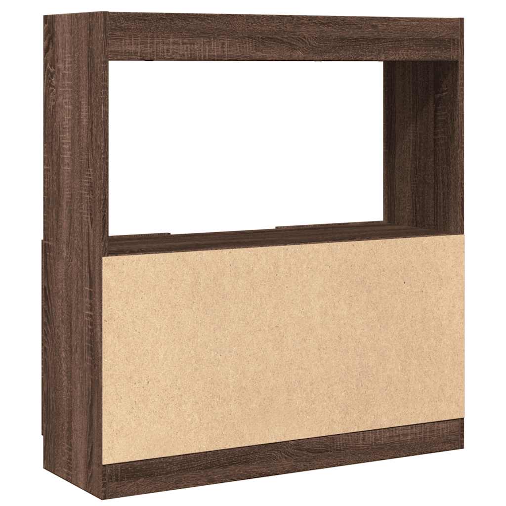 Ντουλάπι Καφέ Δρυς 92 x 33 x 100 εκ. από Επεξεργασμένο Ξύλο