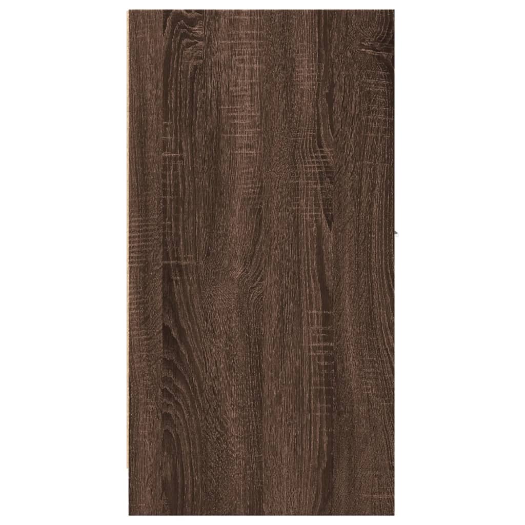 Συρταριέρα Γενικής Χρήσης Καφέ Δρυς 30x41x77,5 εκ. Επεξ. Ξύλο