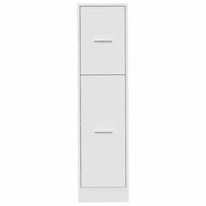 Συρταριέρα Γενικής Χρήσης Λευκή 30x41x118 εκ. Επεξ. Ξύλο