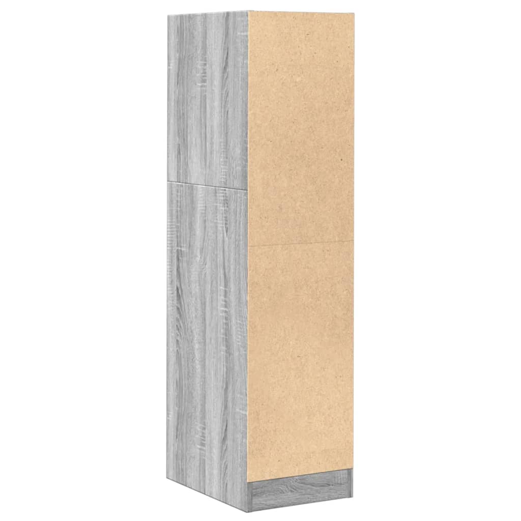 Συρταριέρα Γενικής Χρήσης Γκρι Sonoma 30x41x118 εκ. Επεξ. Ξύλο