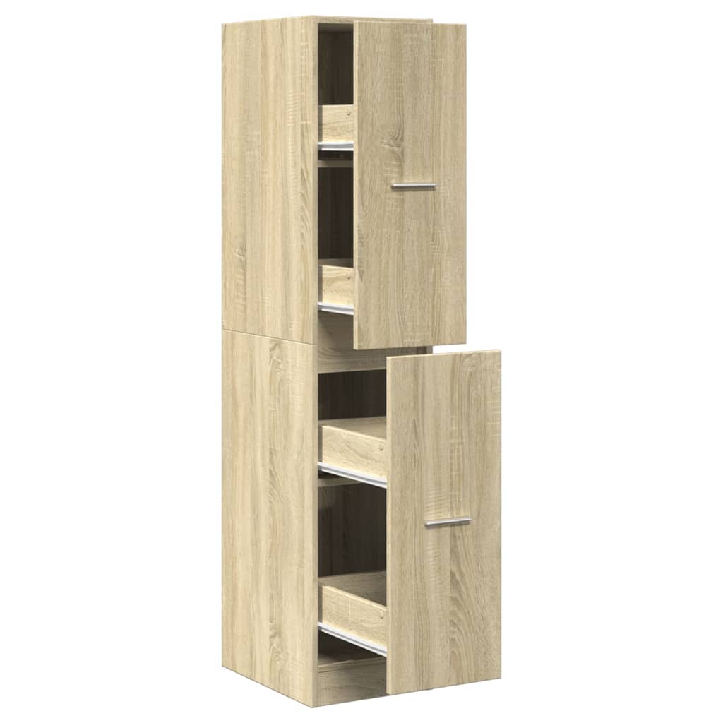 Ντουλάπι Φαρμακείου Sonoma Δρυς 30x41x144,5 εκ. από Τεχνητό Ξύλο - Pakobazaar