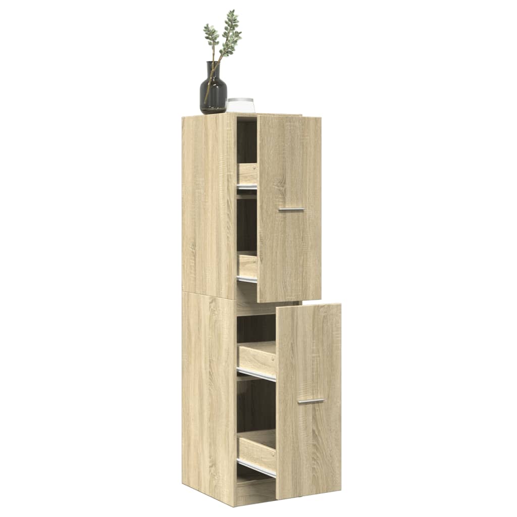 Ντουλάπι Φαρμακείου Sonoma Δρυς 30x41x144,5 εκ. από Τεχνητό Ξύλο - Pakobazaar