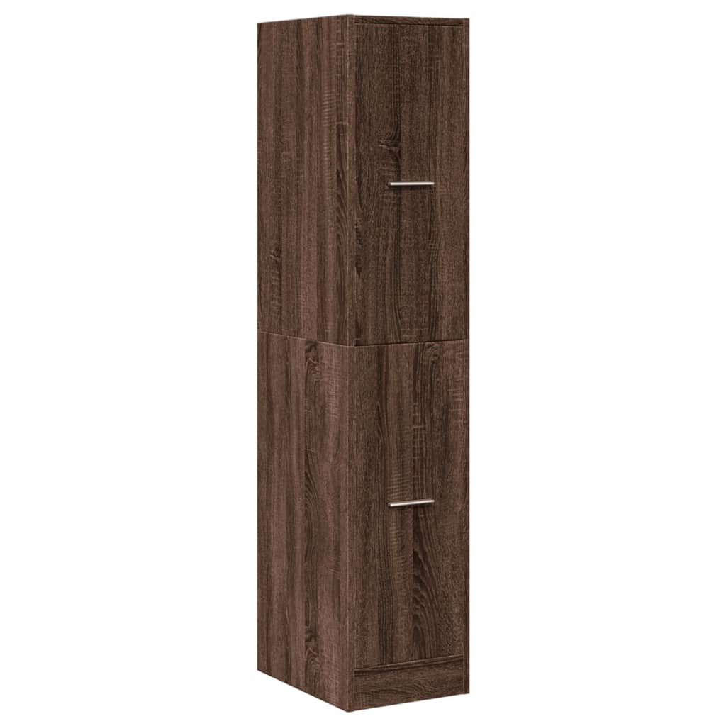 Συρταριέρα Γενικής Χρήσης Καφέ Δρυς 30x41x144,5 εκ. Επεξ. Ξύλο - Pakobazaar