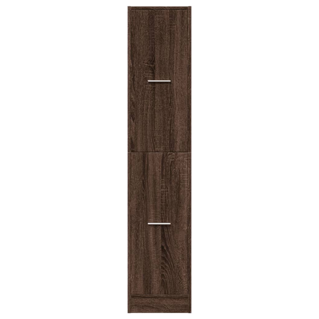 Συρταριέρα Γενικής Χρήσης Καφέ Δρυς 30x41x144,5 εκ. Επεξ. Ξύλο - Pakobazaar