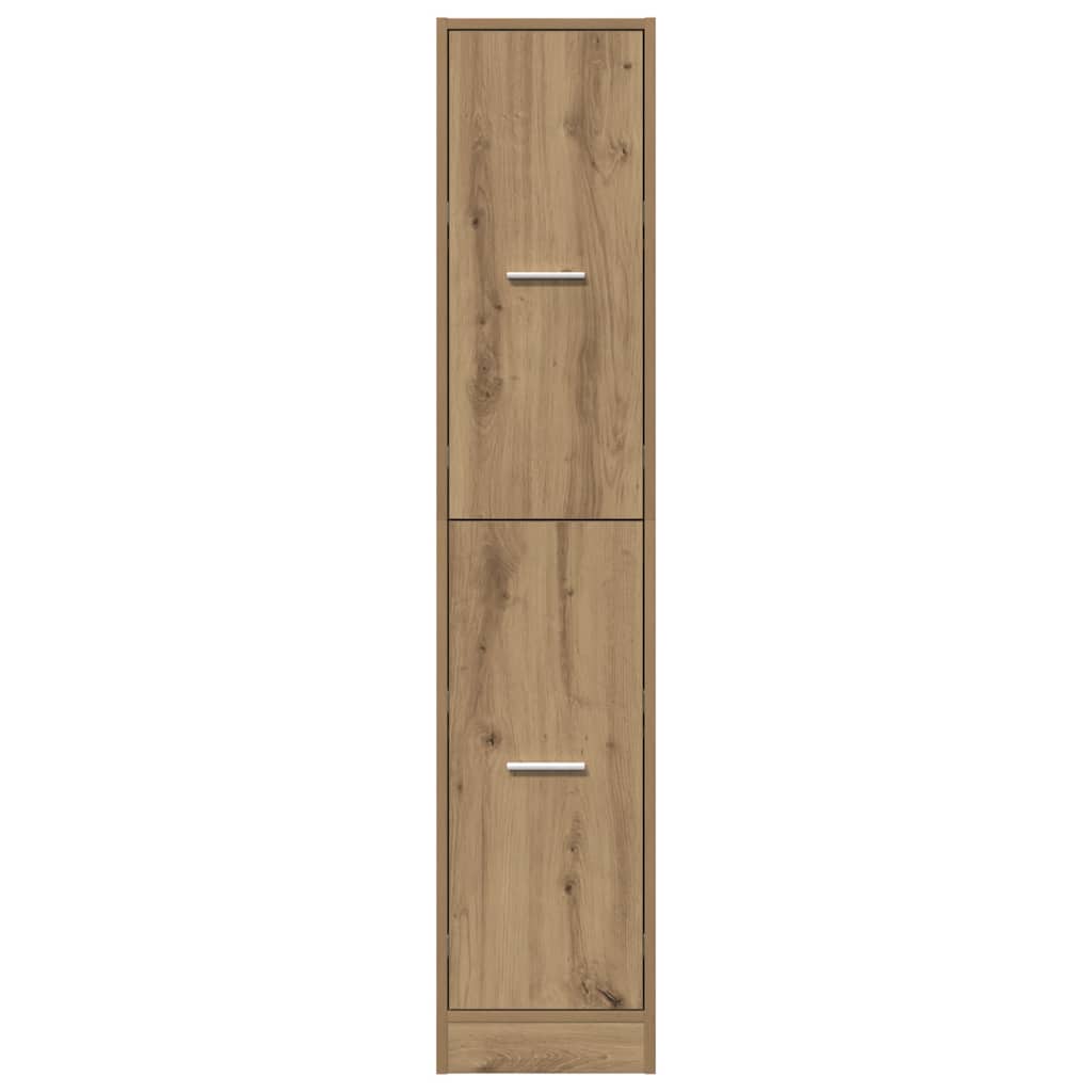Ντουλάπι Φαρμακείου Χειροποίητο Δρυς 30x41x144,5 εκ. από Τεχνητό Ξύλο - Pakobazaar