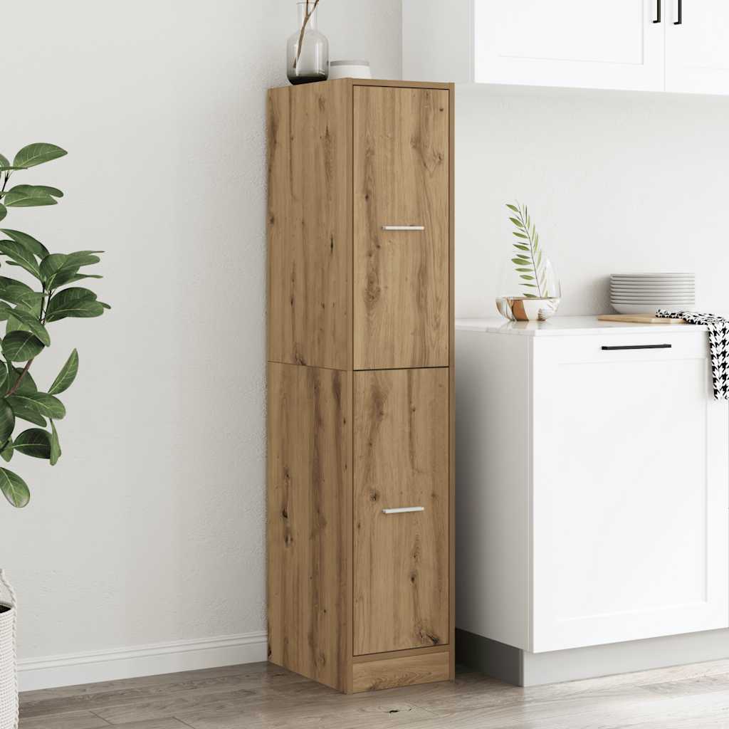 Ντουλάπι Φαρμακείου Χειροποίητο Δρυς 30x41x144,5 εκ. από Τεχνητό Ξύλο - Pakobazaar