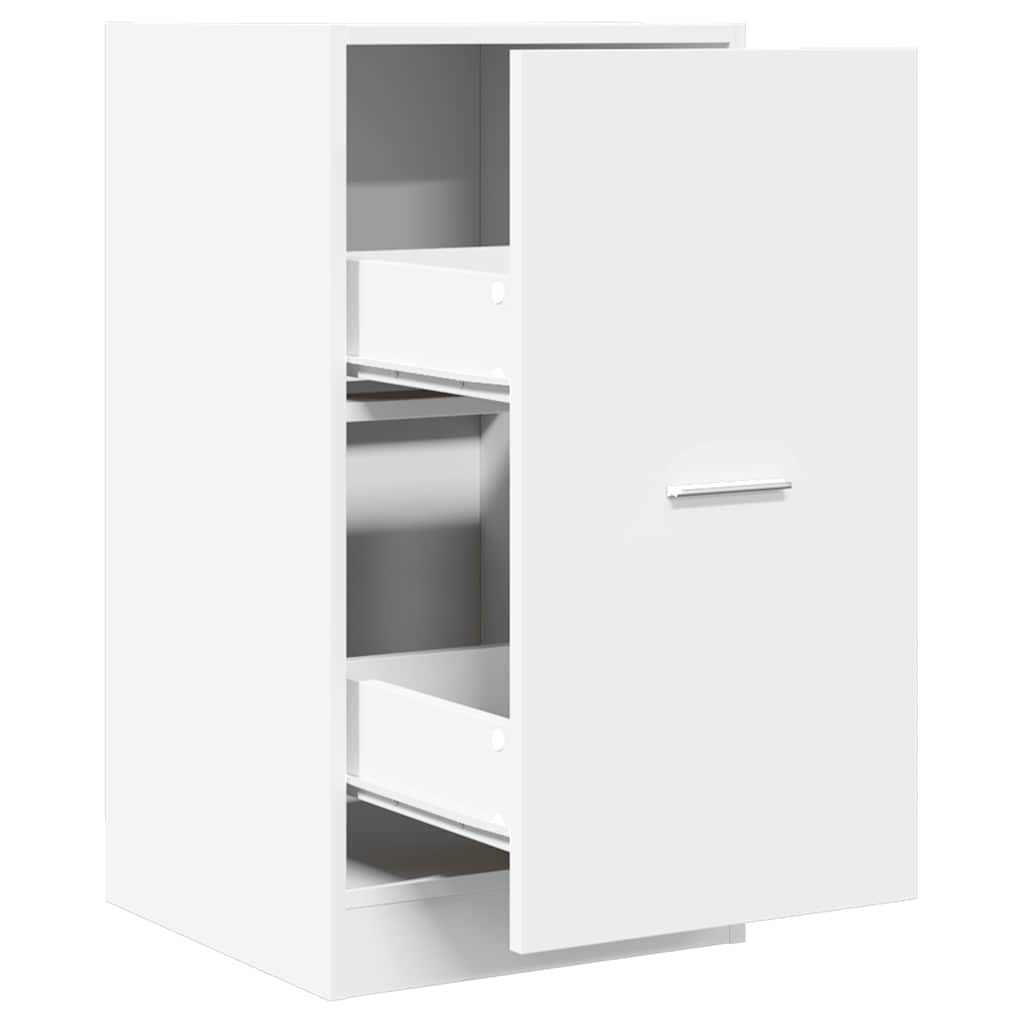 Συρταριέρα Γενικής Χρήσης Λευκή 40x41x77,5 εκ. Επεξ. Ξύλο