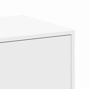 Συρταριέρα Γενικής Χρήσης Λευκή 40x41x77,5 εκ. Επεξ. Ξύλο