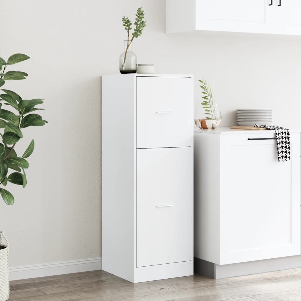 Συρταριέρα Γενικής Χρήσης Λευκή 40x41x118 εκ. Επεξ. Ξύλο - Pakobazaar