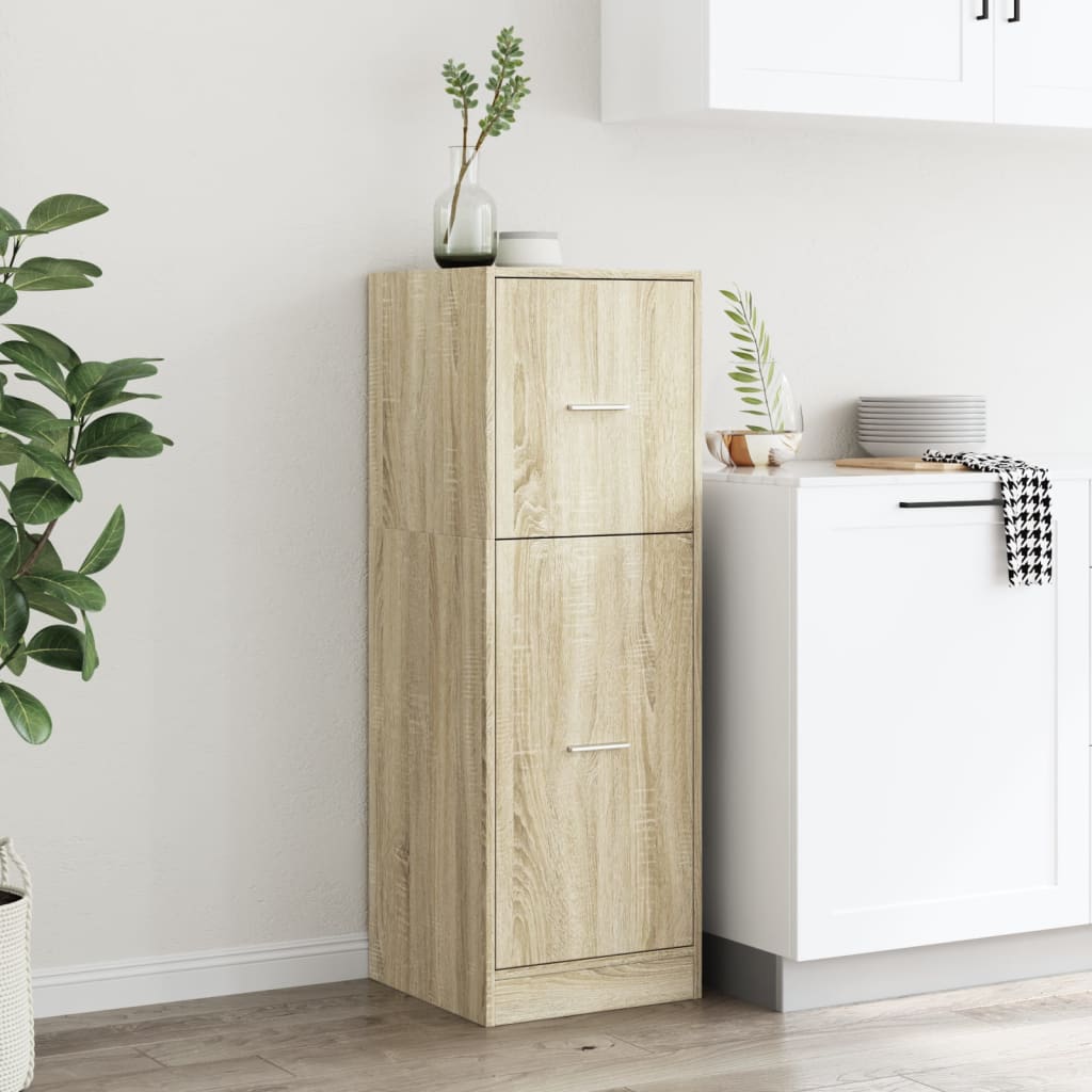 Συρταριέρα Γενικής Χρήσης Sonoma Δρυς 40x41x118 εκ Επεξ. Ξύλο