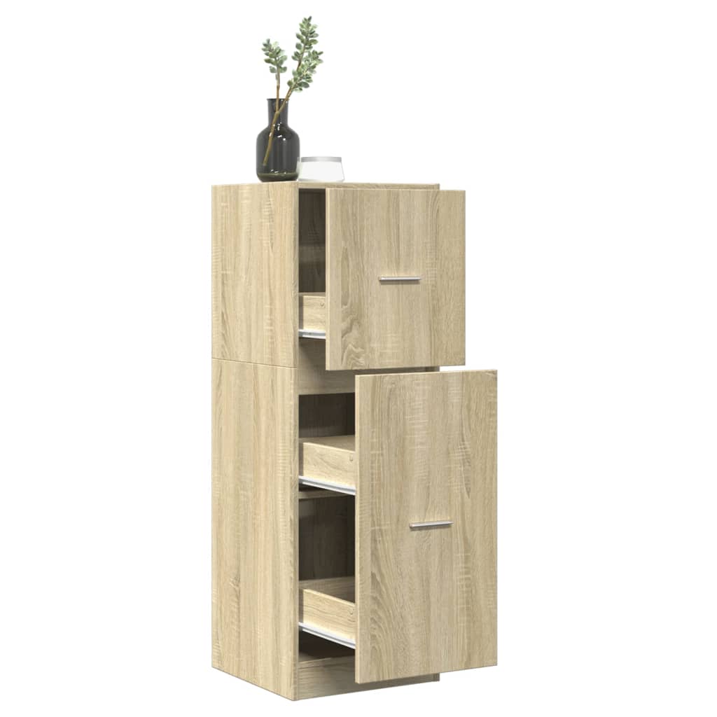 Συρταριέρα Γενικής Χρήσης Sonoma Δρυς 40x41x118 εκ Επεξ. Ξύλο