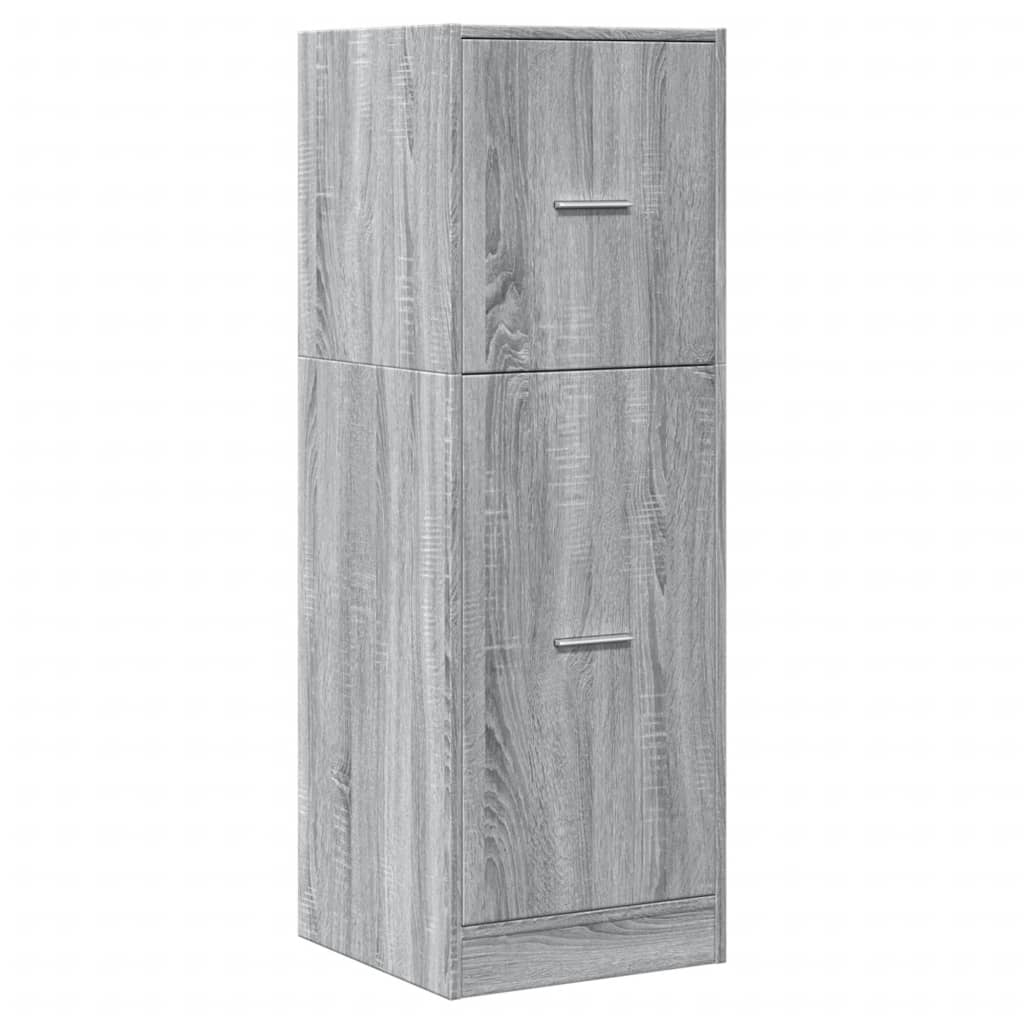 Συρταριέρα Γενικής Χρήσης Γκρι Sonoma 40x41x118 εκ. Επεξ. Ξύλο