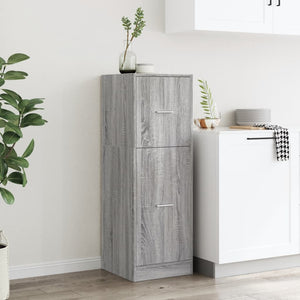 Συρταριέρα Γενικής Χρήσης Γκρι Sonoma 40x41x118 εκ. Επεξ. Ξύλο