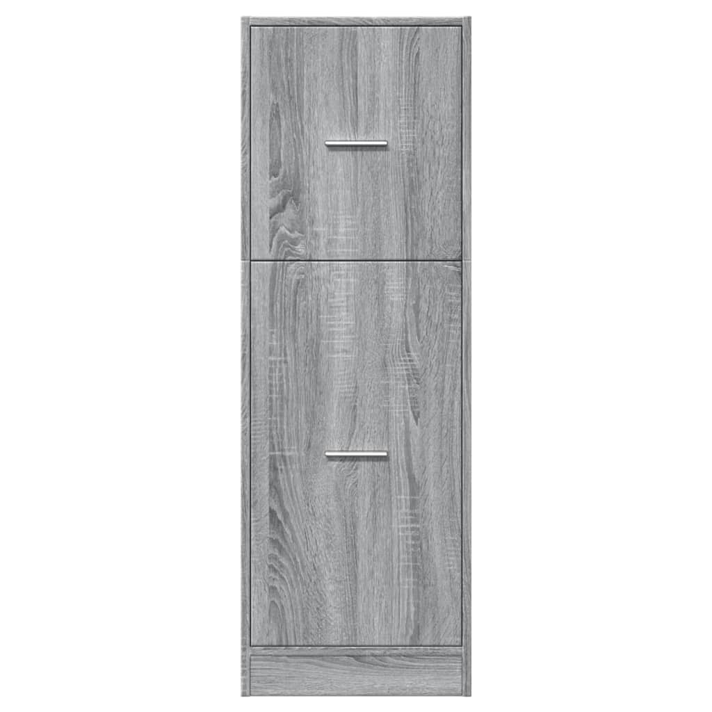 Συρταριέρα Γενικής Χρήσης Γκρι Sonoma 40x41x118 εκ. Επεξ. Ξύλο