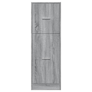 Συρταριέρα Γενικής Χρήσης Γκρι Sonoma 40x41x118 εκ. Επεξ. Ξύλο