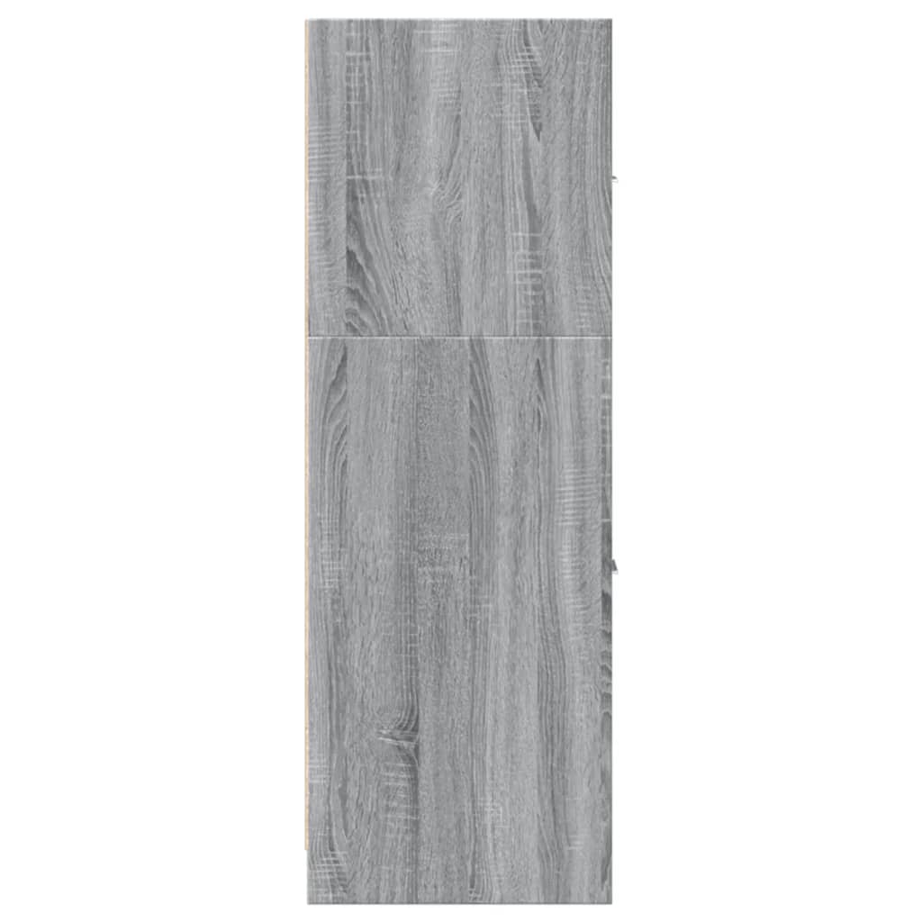 Συρταριέρα Γενικής Χρήσης Γκρι Sonoma 40x41x118 εκ. Επεξ. Ξύλο