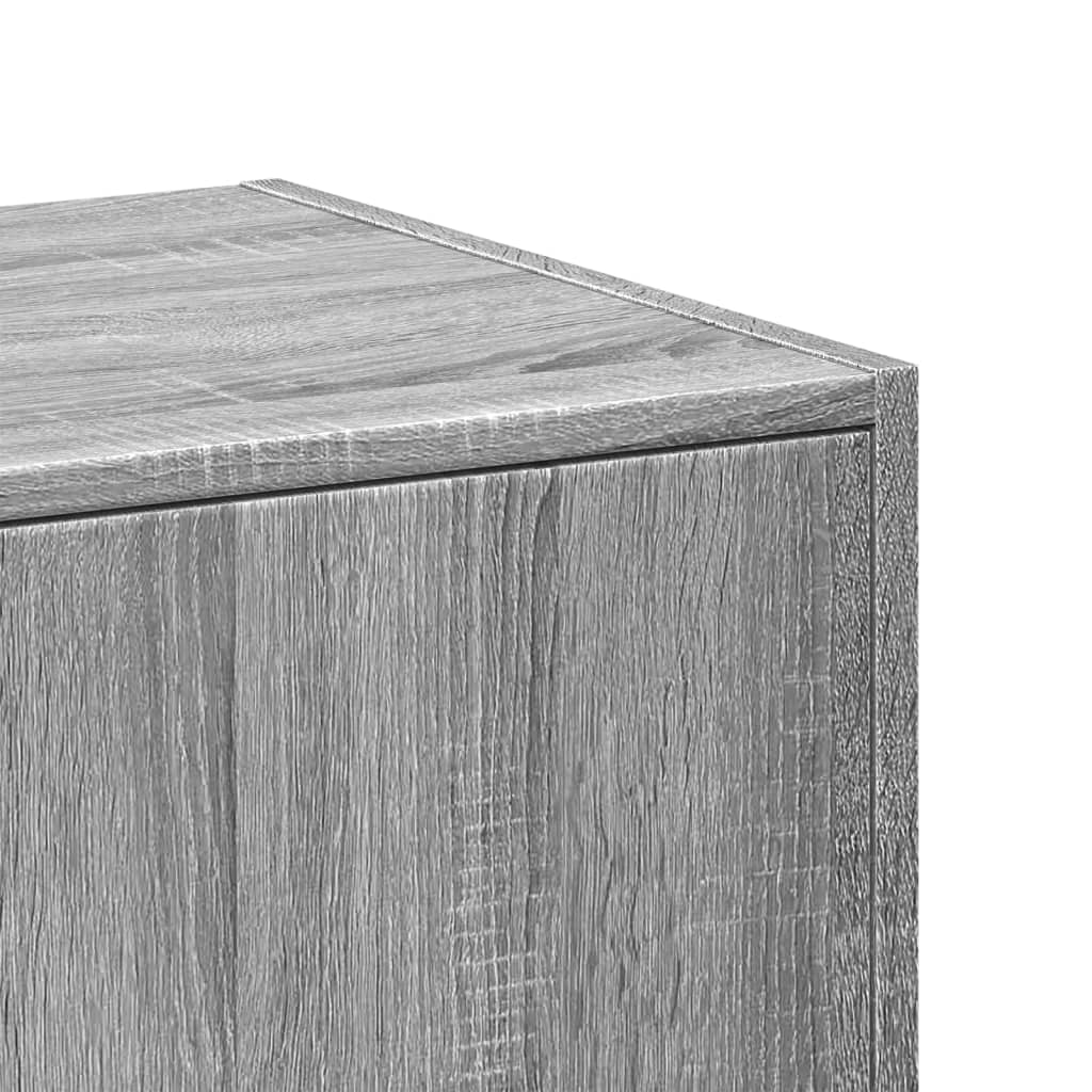 Συρταριέρα Γενικής Χρήσης Γκρι Sonoma 40x41x118 εκ. Επεξ. Ξύλο