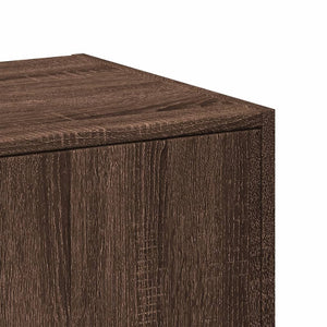 Συρταριέρα Γενικής Χρήσης Καφέ Δρυς 40x41x118 εκ. Επεξ. Ξύλο