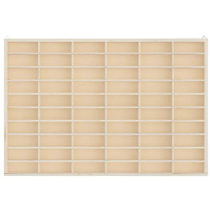 Ξύλινη Βιτρίνα Συλλεκτών με 60 Θέσεις 60x4,5x40,5 εκ.